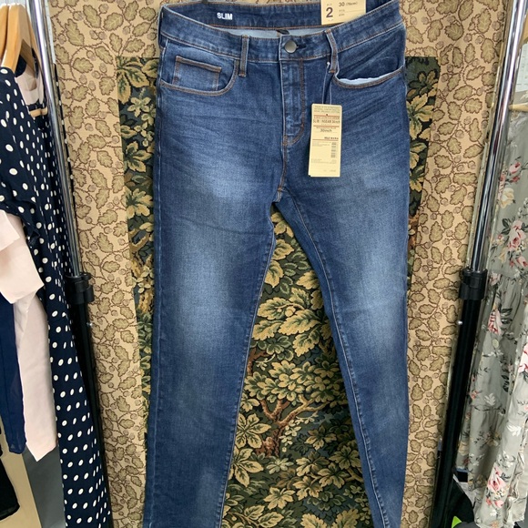 Muji Stretch Denim Jeans Size 30 34 Inseam - Picture 4 of 4